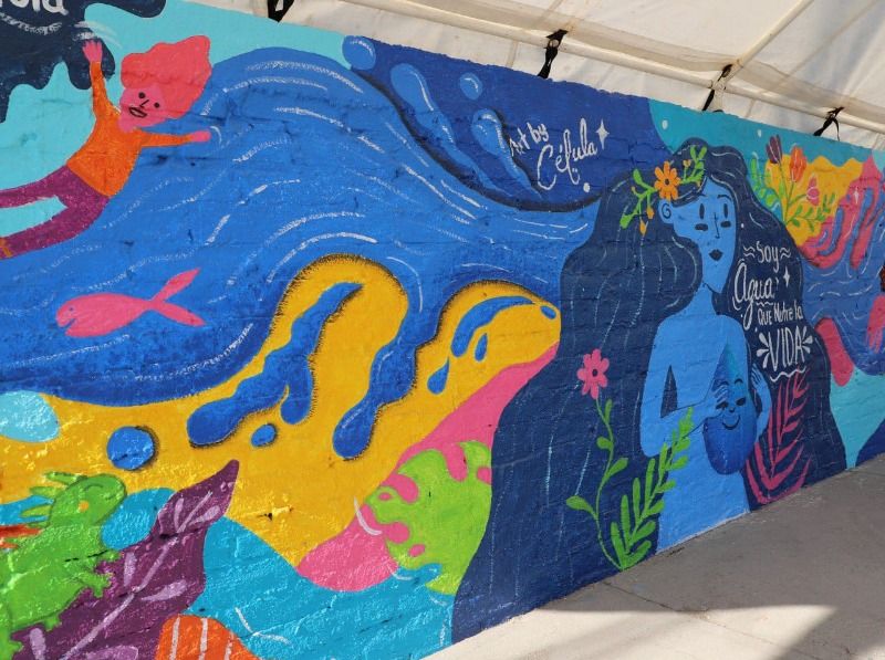 Con arte buscan crear conciencia sobre el cuidado del agua Con arte buscan crear conciencia sobre el cuidado del agua