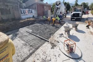 Rehabilitan la calle Playa Grande en Presidentes Municipales