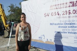 Construirán red de drenaje sanitario en Ampliación Volcanes