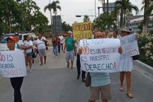 Hubo protestas por escasez de agua en la ciudad