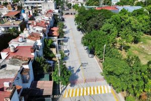 Realizaron mejoras viales en la avenida Hacienda El Pitillal