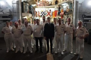 Fragata Prairial de la Armada francesa está en Puerto Vallarta